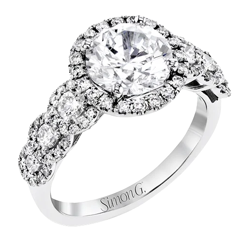 Vintage - Inspired Diamond Rings with Filigree WorkEngagement Ring in 14k Gold with Diamonds