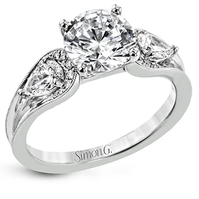 Solitaire Diamond Rings in Platinum SettingsEngagement Ring in 18k Gold with Diamonds