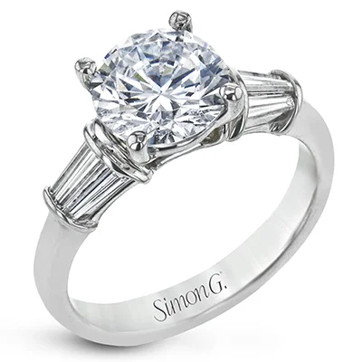 Vintage - Inspired Diamond Rings with Filigree WorkEngagement Ring in 18k Gold