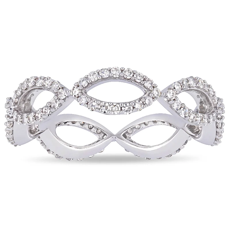 Custom - Designed Diamond Rings to Reflect Your PersonalityMiadora 14k White Gold 3/5ct TDW Diamond Infinity Anniversary Band