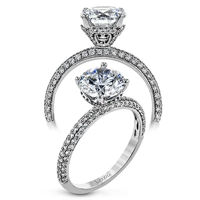 Custom - Designed Diamond Rings to Reflect Your PersonalityEngagement Ring in 18k Gold with Diamonds