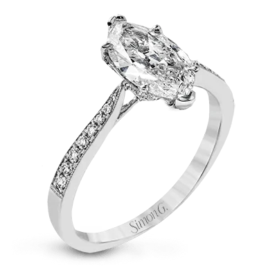 Vintage - Inspired Diamond Rings with Filigree WorkEngagement Ring in 18k Gold with Diamonds