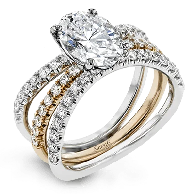 Custom - Designed Diamond Rings to Reflect Your PersonalityWedding Set in 18k Gold with Diamonds