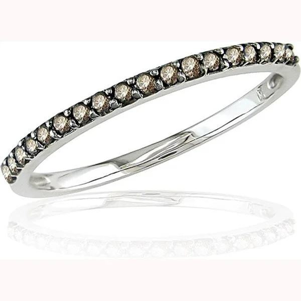 Custom - Designed Diamond Rings to Reflect Your PersonalityMiadora 10k Gold 1/4ct TDW Champagne Diamond Ring