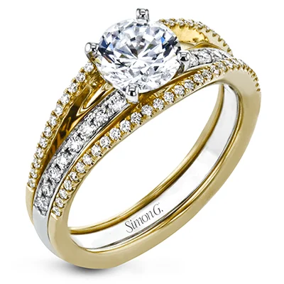 Custom - Designed Diamond Rings to Reflect Your PersonalityWedding Set in 18k Gold with Diamonds