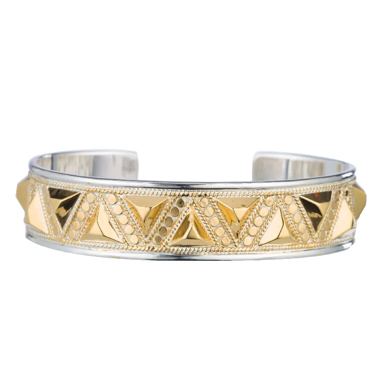 Stackable Bangle Sets for a Trendy LookAnna Beck Gold Skinny Studded Cuff Bangle