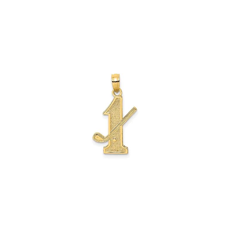 Animal - Shaped Pendants in Sterling Silver#1 Golf Stick with Ball Pendant (14K)