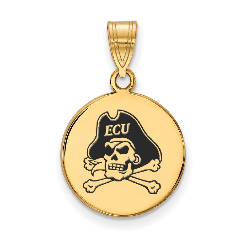 Pearl pendants, classic and elegant for any occasion 14k Gold Plated Silver East Carolina U Med Enameled Disc Pendant Pearl pendants, classic and elegant for any occasion 14k Gold Plated Silver East Carolina U Med Enameled Disc Pendant