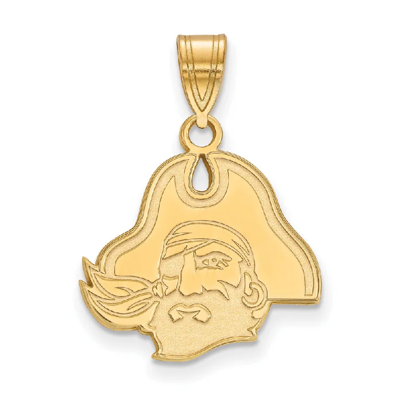 Music - note pendants for music lovers 14k Gold Plated Silver East Carolina U Medium Pendant Music - note pendants for music lovers 14k Gold Plated Silver East Carolina U Medium Pendant