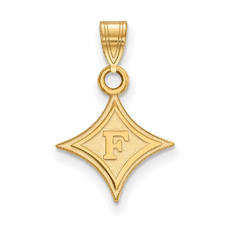 Angel - wing pendants for a spiritual and comforting feel​ 14k Gold Plated Silver Furman U Small Rhombus Pendant