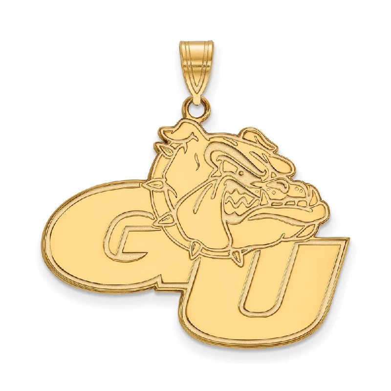Coffee - cup pendants for coffee addicts​ 14k Gold Plated Silver Gonzaga U XL Pendant
