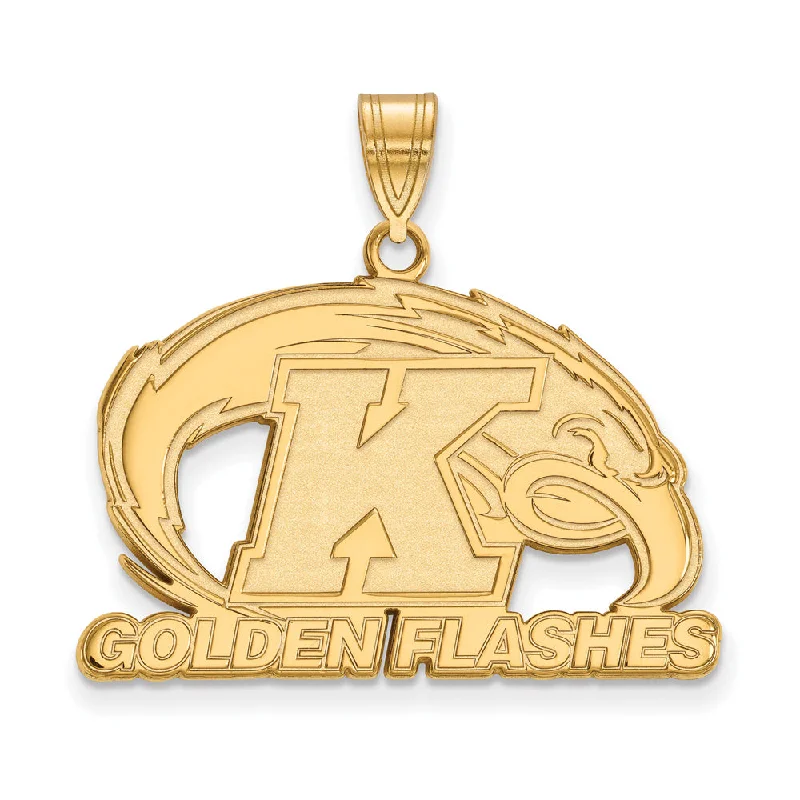 Mermaid - tail pendants for a touch of fantasy​ 14k Gold Plated Silver Kent State Large Pendant