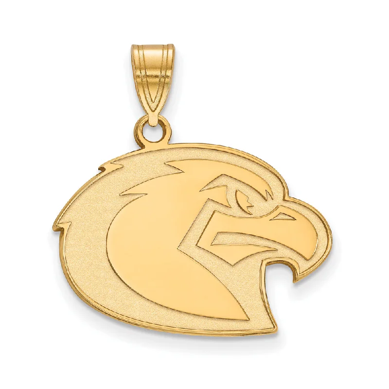 Rose gold pendants with heart - shaped designs for a romantic touch​ 14k Gold Plated Silver Marquette U Large Pendant