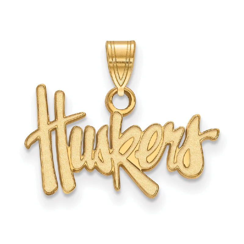 Moonstone pendants with a soft, iridescent sheen 14k Gold Plated Silver U. of Nebraska Small 'Huskers' Pendant Moonstone pendants with a soft, iridescent sheen 14k Gold Plated Silver U. of Nebraska Small 'Huskers' Pendant