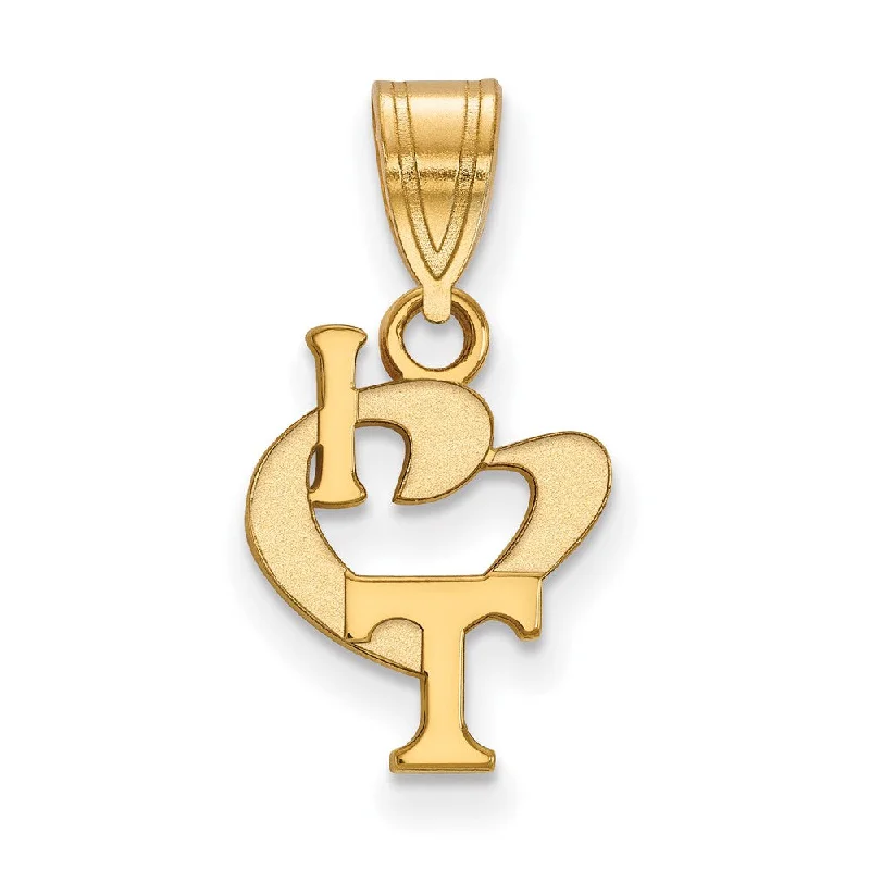 Titanium pendants known for their durability and lightweight nature 14k Gold Plated Silver U. of Tennessee Small I Love 'T' Logo Pendant Titanium pendants known for their durability and lightweight nature 14k Gold Plated Silver U. of Tennessee Small I Love 'T' Logo Pendant