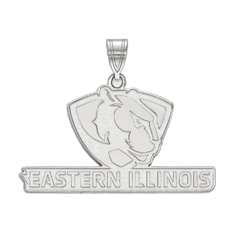 Aquamarine pendants, reminiscent of the ocean 14k White Gold Eastern Illinois U Large Pendant Aquamarine pendants, reminiscent of the ocean 14k White Gold Eastern Illinois U Large Pendant