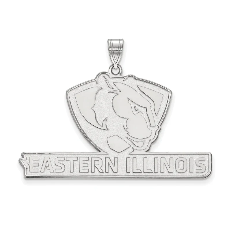 Star - shaped pendants for a celestial look 14k White Gold Eastern Illinois U XL Pendant Star - shaped pendants for a celestial look 14k White Gold Eastern Illinois U XL Pendant