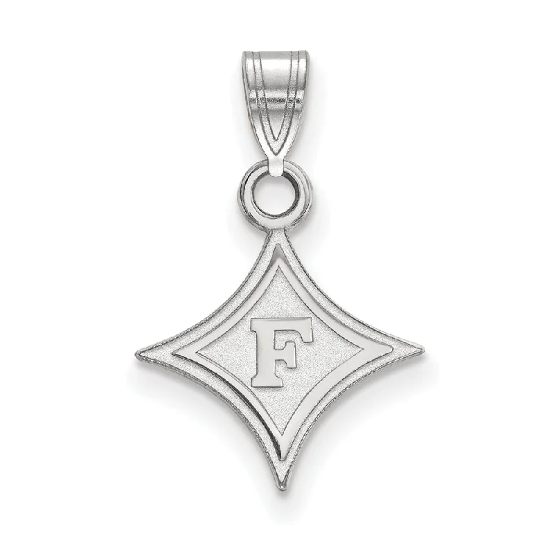 Beer - mug pendants for beer lovers​ 14k White Gold Furman U Small Rhombus Pendant