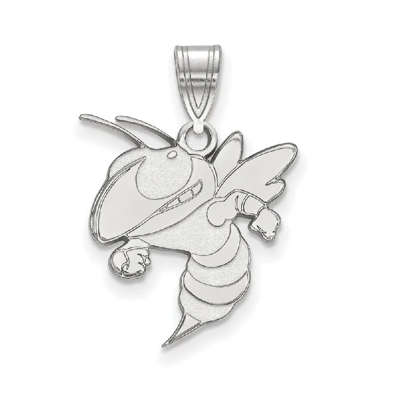 Phoenix - inspired pendants symbolizing rebirth and transformation​ 14k White Gold Georgia Technology Large Pendant