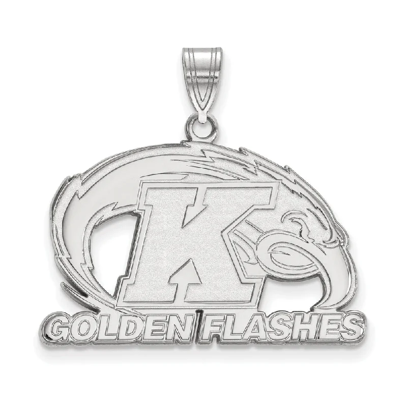 Camera - shaped pendants for photographers​ 14k White Gold Kent State Large Pendant