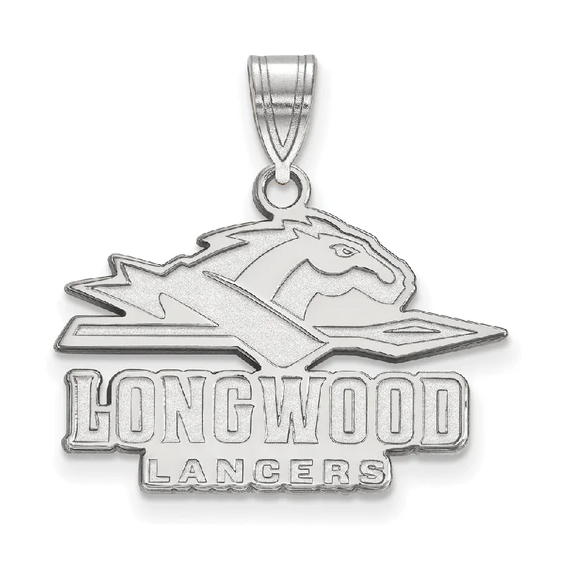 Sterling silver pendants with intricate filigree work​ 14k White Gold Longwood U Medium Pendant