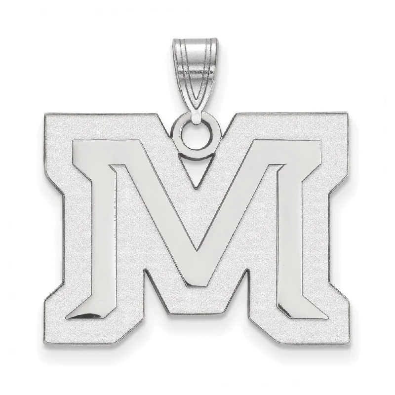 Sterling silver pendants with intricate filigree work 14k White Gold Montana State Large 'M' Pendant Sterling silver pendants with intricate filigree work 14k White Gold Montana State Large 'M' Pendant