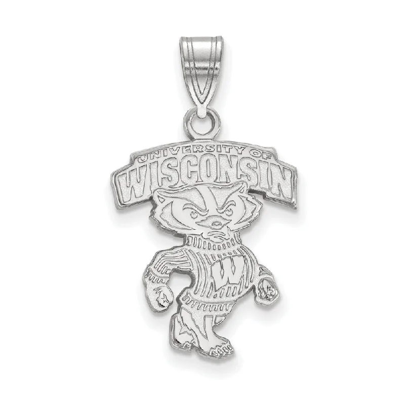 Jade pendants, symbolizing luck and prosperity in Asian cultures 14k White Gold U. of Wisconsin Large Logo Pendant Jade pendants, symbolizing luck and prosperity in Asian cultures 14k White Gold U. of Wisconsin Large Logo Pendant
