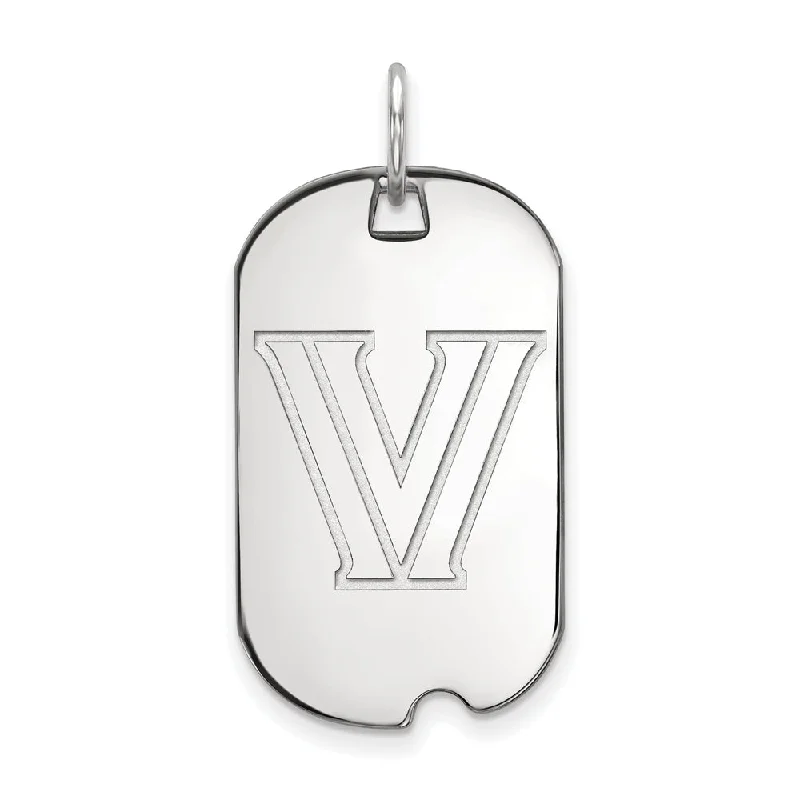 Amber pendants with their warm, golden glow 14k White Gold Villanova U. Logo Dog Tag Pendant Amber pendants with their warm, golden glow 14k White Gold Villanova U. Logo Dog Tag Pendant