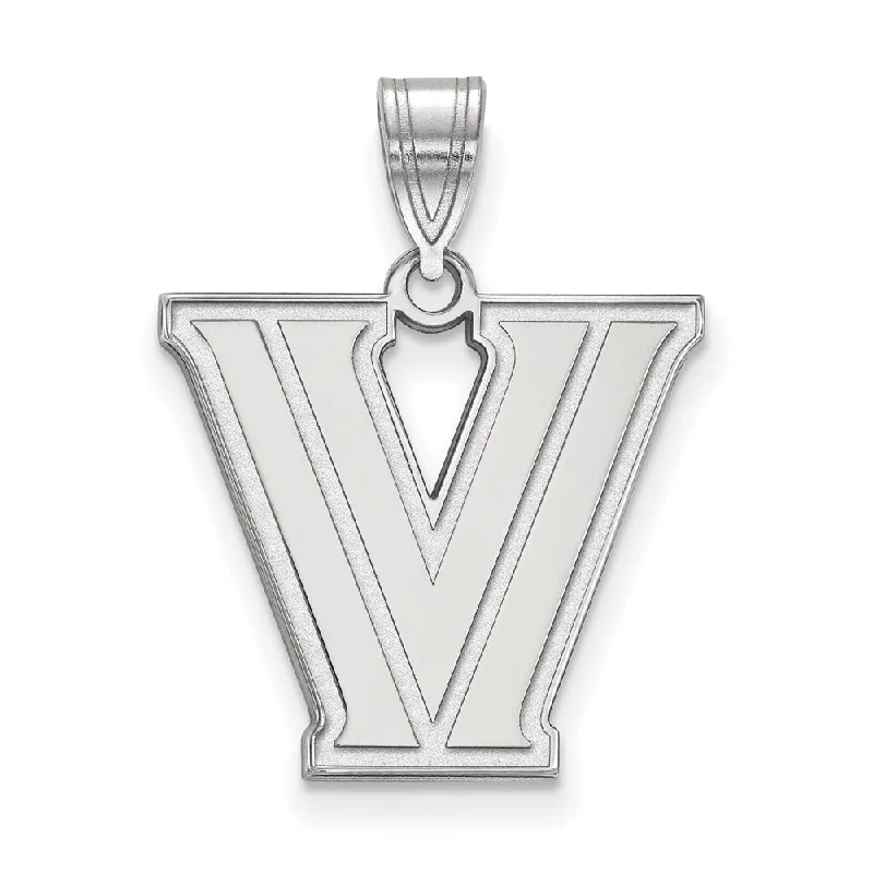 Flower - shaped pendants, including roses, lilies, and daisies 14k White Gold Villanova U. Medium Logo Pendant Flower - shaped pendants, including roses, lilies, and daisies 14k White Gold Villanova U. Medium Logo Pendant