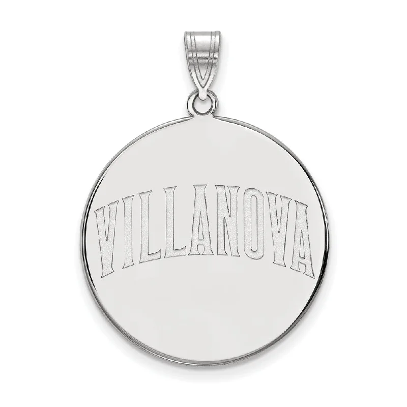 Insect - inspired pendants like butterflies or dragonflies 14k White Gold Villanova U. XL Script Disc Pendant Insect - inspired pendants like butterflies or dragonflies 14k White Gold Villanova U. XL Script Disc Pendant