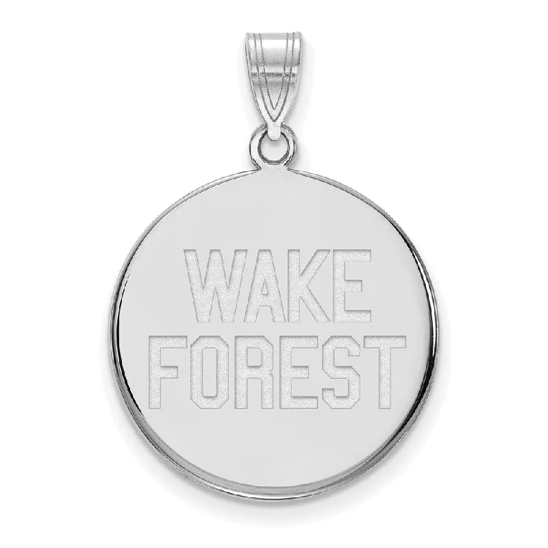Flower - shaped pendants, including roses, lilies, and daisies 14k White Gold Wake Forest U. Large Logo Disc Pendant Flower - shaped pendants, including roses, lilies, and daisies 14k White Gold Wake Forest U. Large Logo Disc Pendant