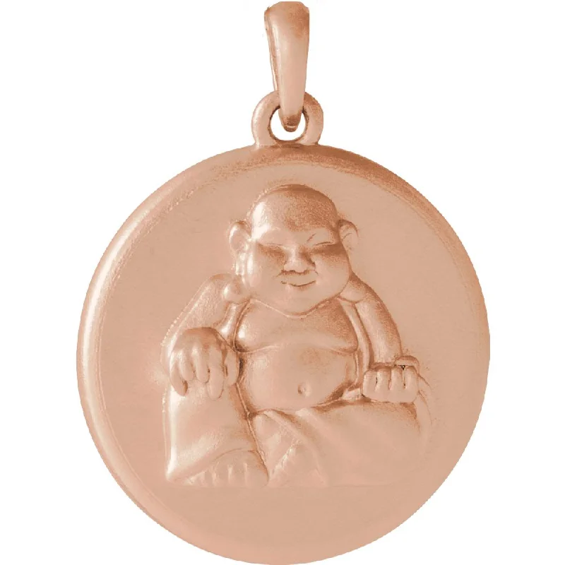 Animal - Shaped Pendants in Sterling Silver14k White, Yellow or Rose Gold Buddha Disc Pendant, 16mm (5/8 Inch) Animal - Shaped Pendants in Sterling Silver14k White, Yellow or Rose Gold Buddha Disc Pendant, 16mm (5/8 Inch)