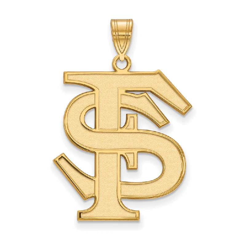 Rose gold pendants with heart - shaped designs for a romantic touch​ 14k Yellow Gold Florida State XL Pendant