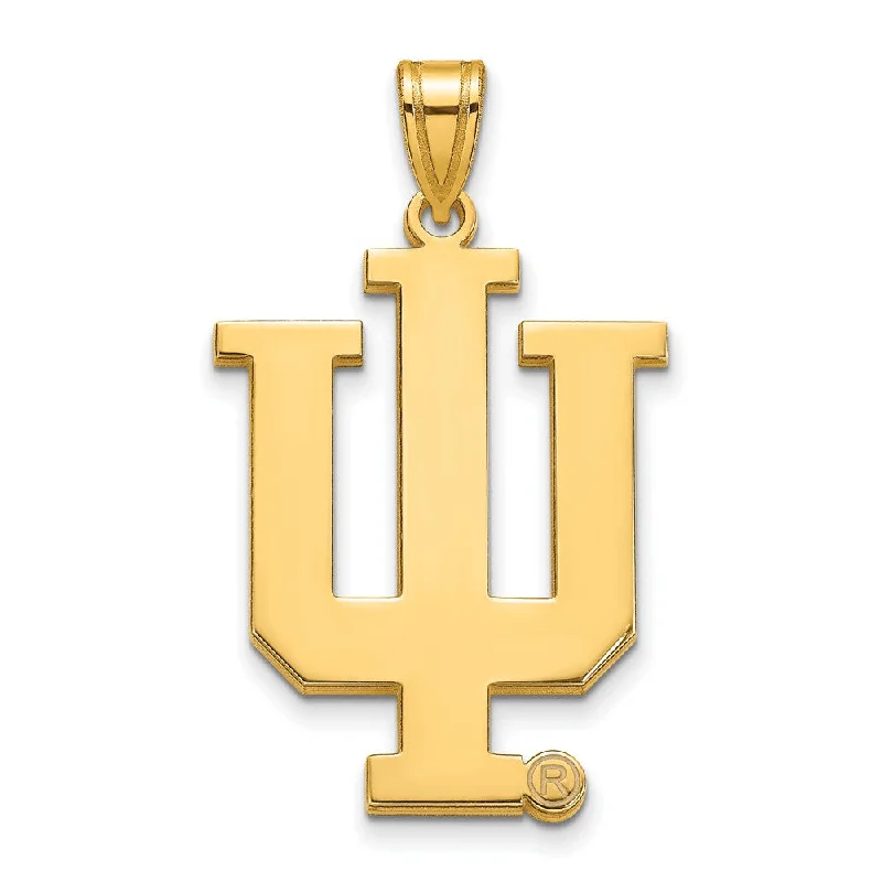 Moonstone pendants with a soft, iridescent sheen 14k Yellow Gold Indiana U XL Pendant Moonstone pendants with a soft, iridescent sheen 14k Yellow Gold Indiana U XL Pendant