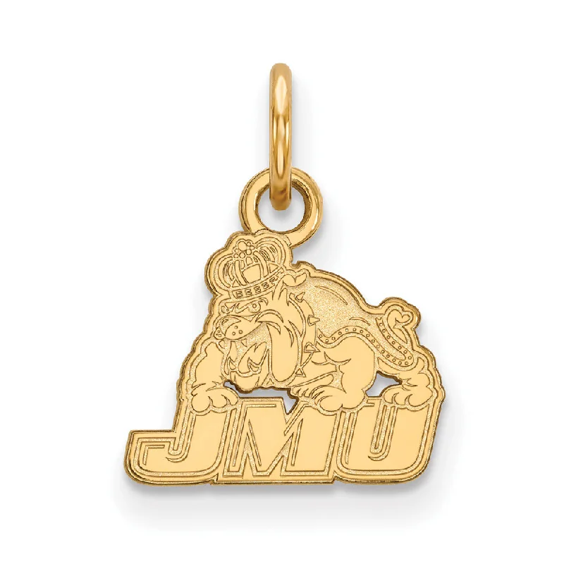 Wine - glass pendants for wine connoisseurs​ 14k Yellow Gold James Madison U XS (Tiny) Charm or Pendant