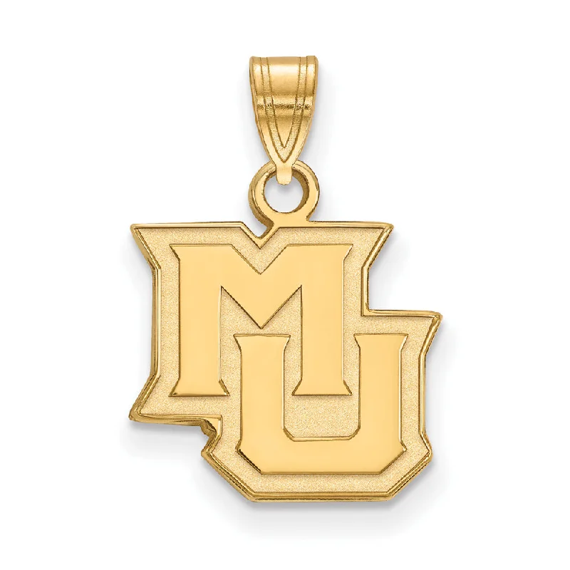 Angel - wing pendants for a spiritual and comforting feel​ 14k Yellow Gold Marquette U Small 'MU' Pendant
