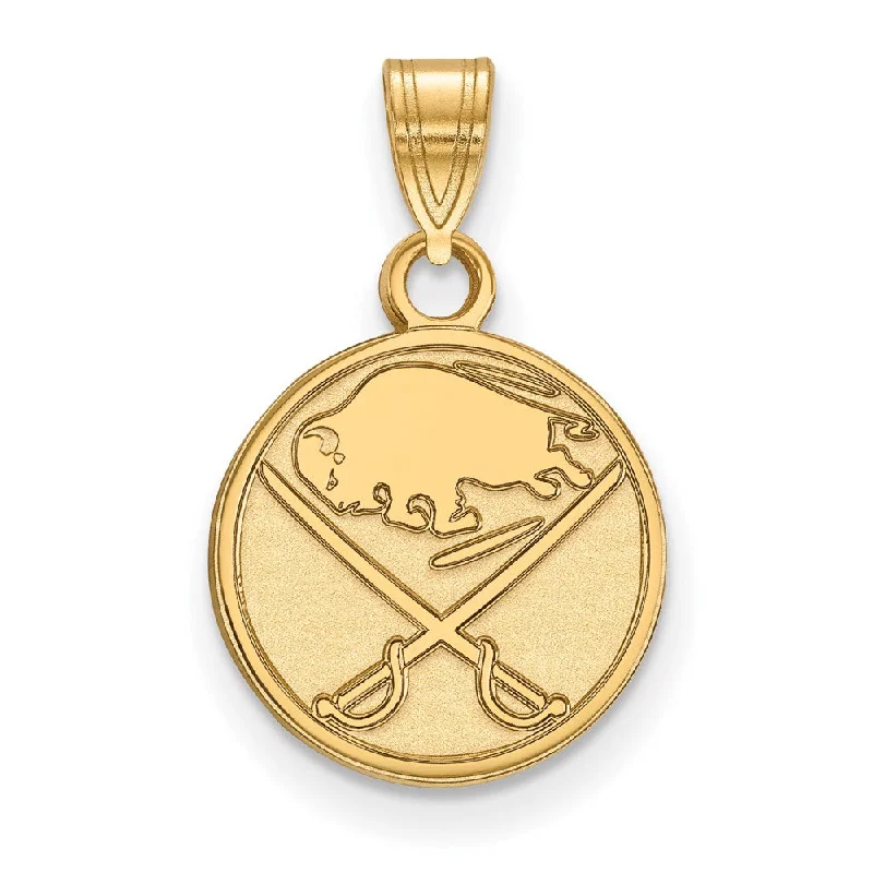 Unicorn - shaped pendants, popular among fans of magical beings 14k Yellow Gold NHL Buffalo Sabres Small Disc Pendant Unicorn - shaped pendants, popular among fans of magical beings 14k Yellow Gold NHL Buffalo Sabres Small Disc Pendant