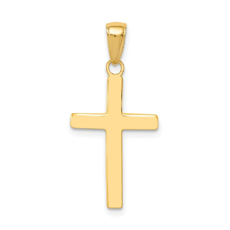 Religious Pendants with Cross or Star of David Designs14k Yellow Gold, Polished, Latin Cross Pendant Religious Pendants with Cross or Star of David Designs14k Yellow Gold, Polished, Latin Cross Pendant