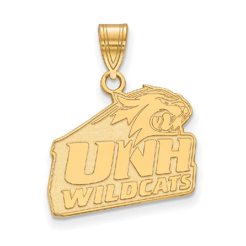 Gold pendants featuring a single large diamond for a luxurious look 14k Yellow Gold U. of New Hampshire Medium Pendant Gold pendants featuring a single large diamond for a luxurious look 14k Yellow Gold U. of New Hampshire Medium Pendant