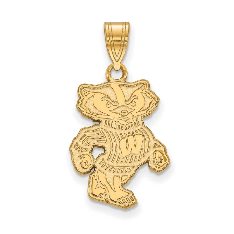 Tree - of - life pendants representing growth and strength 14k Yellow Gold U. of Wisconsin Large Badgers Pendant Tree - of - life pendants representing growth and strength 14k Yellow Gold U. of Wisconsin Large Badgers Pendant