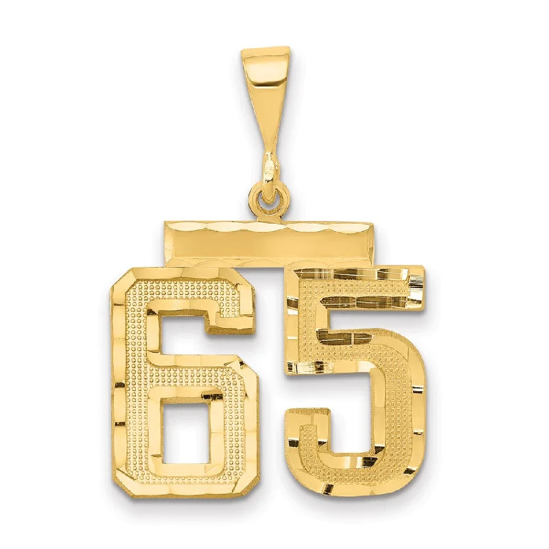 Guitar - pick pendants for guitar enthusiasts 14K Yellow Gold, Varsity Collection, Medium D/C Pendant Number 65 Guitar - pick pendants for guitar enthusiasts 14K Yellow Gold, Varsity Collection, Medium D/C Pendant Number 65