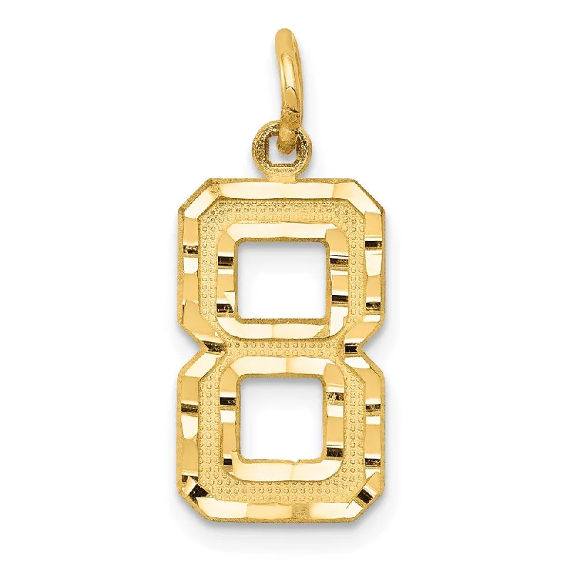 Insect - inspired pendants like butterflies or dragonflies 14K Yellow Gold, Varsity Collection, Medium D/C Pendant Number 8 Insect - inspired pendants like butterflies or dragonflies 14K Yellow Gold, Varsity Collection, Medium D/C Pendant Number 8