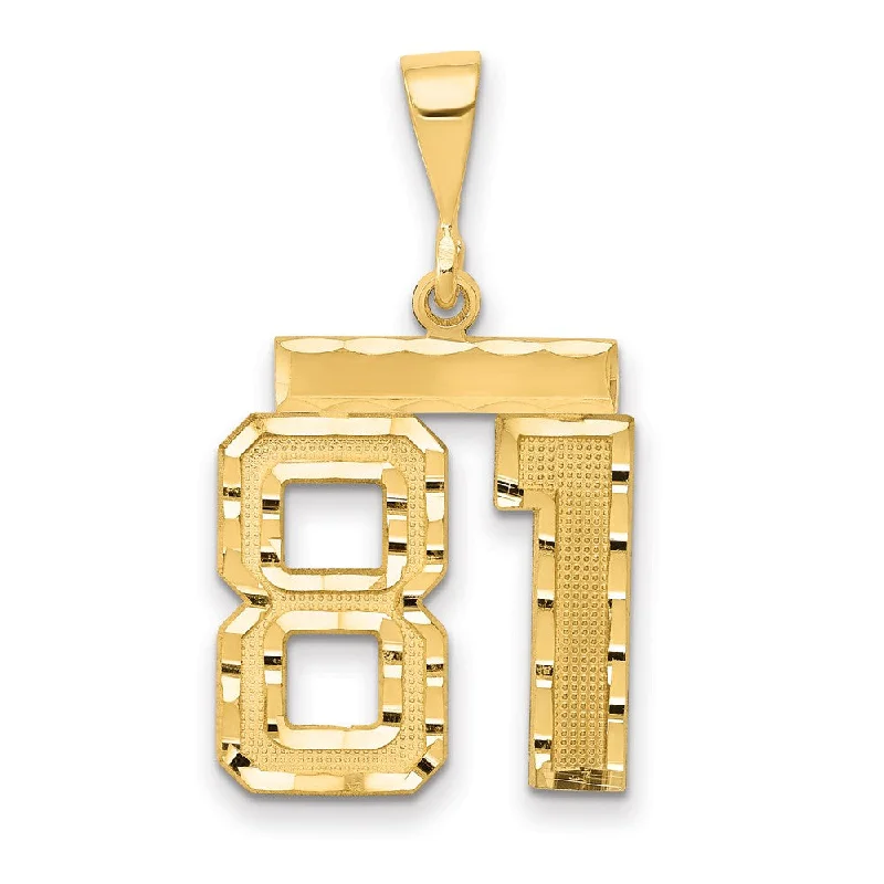 Leather - corded pendants with wooden beads for a bohemian style 14K Yellow Gold, Varsity Collection, Medium D/C Pendant Number 81 Leather - corded pendants with wooden beads for a bohemian style 14K Yellow Gold, Varsity Collection, Medium D/C Pendant Number 81
