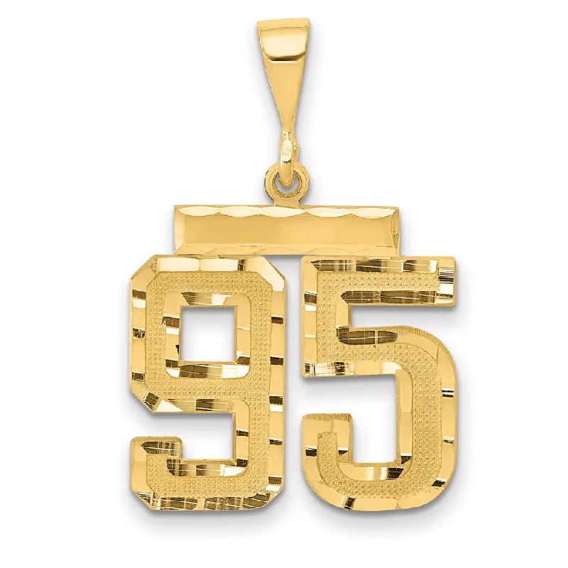 Pendant with a built - in LED light for a unique feature 14K Yellow Gold, Varsity Collection, Medium D/C Pendant Number 95 Pendant with a built - in LED light for a unique feature 14K Yellow Gold, Varsity Collection, Medium D/C Pendant Number 95