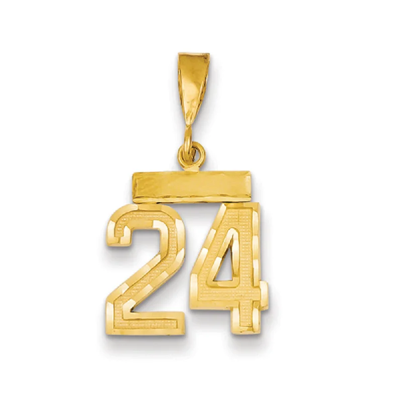 Platinum pendants with a sleek and modern silhouette 14k Yellow Gold, Varsity Collection, Small D/C Pendant Number 24 Platinum pendants with a sleek and modern silhouette 14k Yellow Gold, Varsity Collection, Small D/C Pendant Number 24