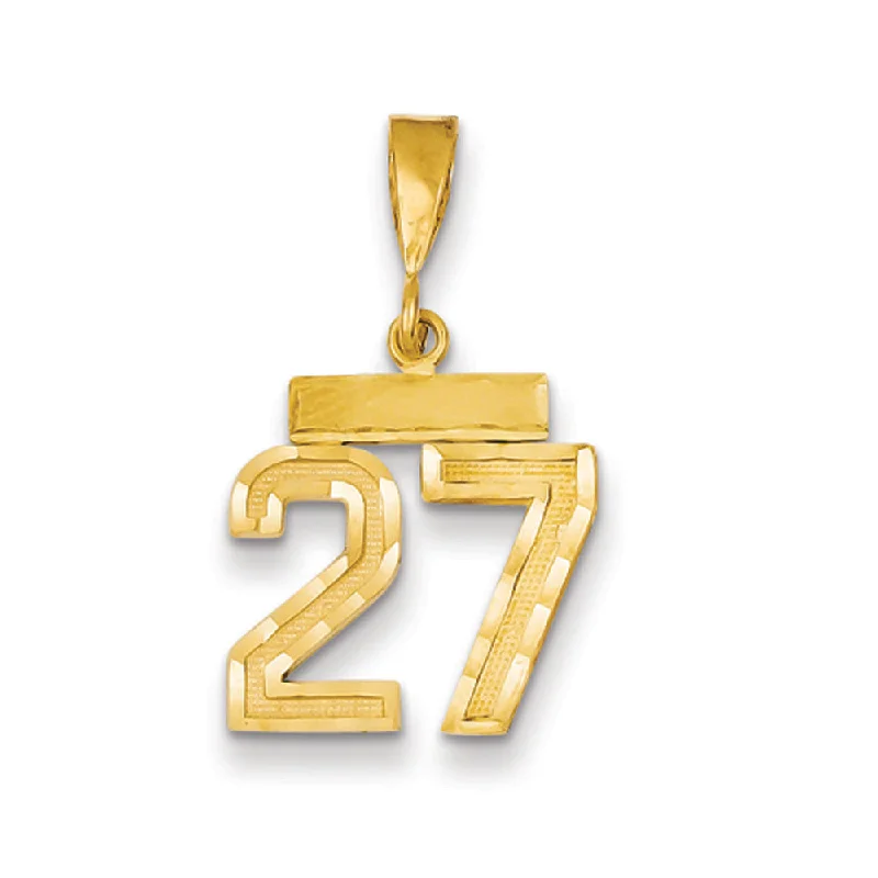 Animal - shaped pendants, such as wolves, lions, or dolphins 14k Yellow Gold, Varsity Collection, Small D/C Pendant Number 27 Animal - shaped pendants, such as wolves, lions, or dolphins 14k Yellow Gold, Varsity Collection, Small D/C Pendant Number 27