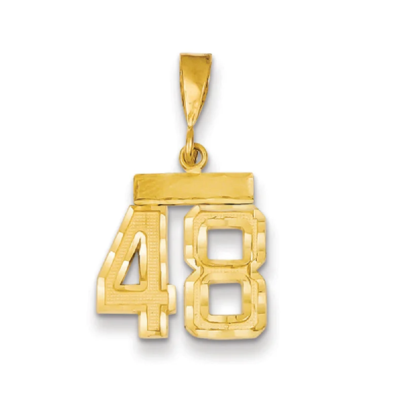 Pendant with a hidden compartment to store small keepsakes 14k Yellow Gold, Varsity Collection, Small D/C Pendant Number 48 Pendant with a hidden compartment to store small keepsakes 14k Yellow Gold, Varsity Collection, Small D/C Pendant Number 48