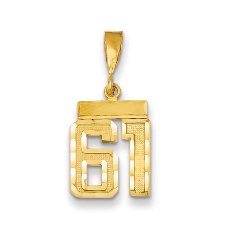 Heart - locket pendants with space to hold photos​ 14k Yellow Gold, Varsity Collection, Small D/C Pendant Number 61