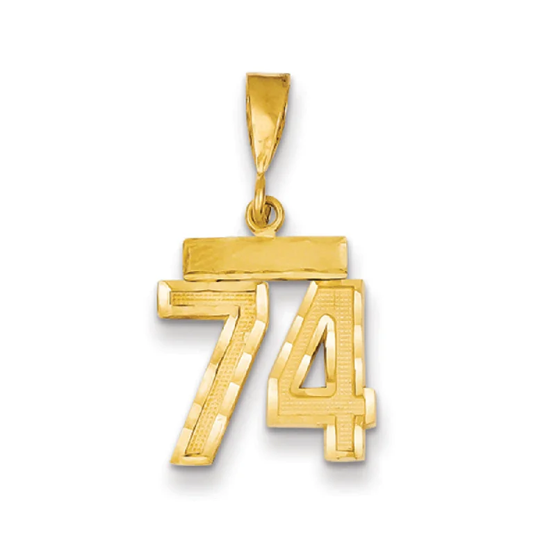 Pendant with a hidden compartment to store small keepsakes 14k Yellow Gold, Varsity Collection, Small D/C Pendant Number 74 Pendant with a hidden compartment to store small keepsakes 14k Yellow Gold, Varsity Collection, Small D/C Pendant Number 74