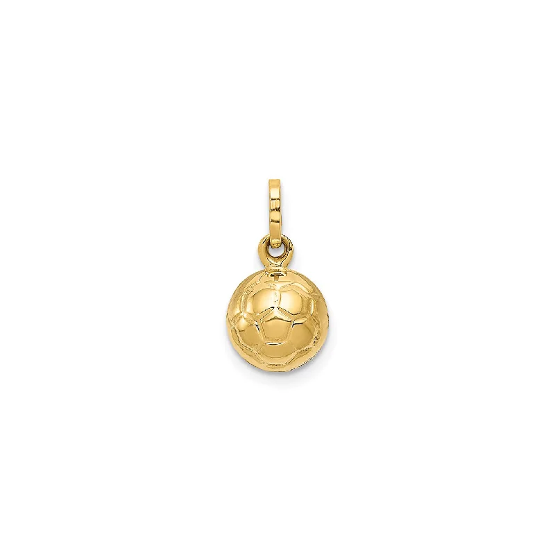 Religious Pendants with Cross or Star of David Designs3D Soccer Ball Pendant (14K) Religious Pendants with Cross or Star of David Designs3D Soccer Ball Pendant (14K)